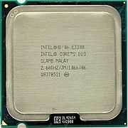 Центральный процессор (CPU) Intel Core 2 Duo E7300 {Wolfdale} (LGA 775) [2 cores] L2 3M, 2,66 ГГц